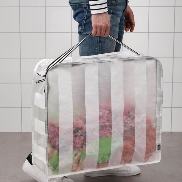 Set of 6 - GORSNYGG Storage case, white/clear, 22x19x7 - Picture 3 of 4